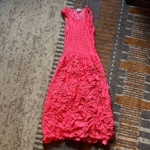 Alquema Smash Pocket Dress in Coral